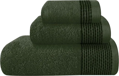 Miniatura 35 de Belizzi Home Juego de 3 toallas de algodón ultra suave, contiene una toalla de baño de 28 x 55 pulgadas, una toalla de mano de 16 x 24 pulgadas y un