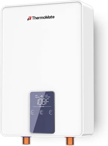 Miniatura 12 de Calentador de Agua Eléctrico de Tanque Mini Certificado UL, ThermoMate 2.5 Galones Calentador de Agua Pequeño Bajo el Fregadero para Punto de Uso