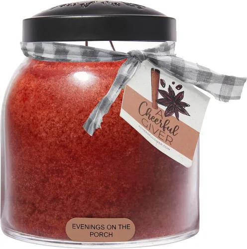 Miniatura 9 de A Cheerful Giver - Tarro de vidrio perfumado Evenings On The Porch Baby (6 onzas) con tapa y fragancia fiel a la vida, fabricada en Estados Unidos
