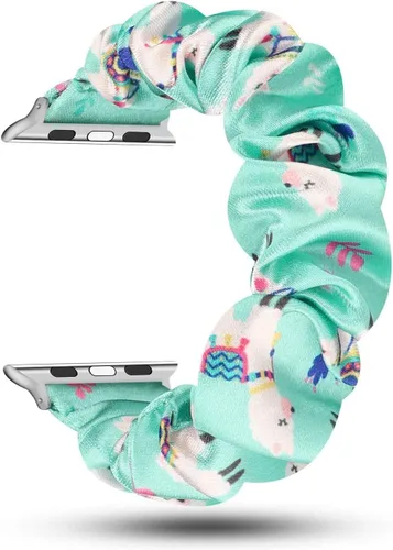 Miniatura 3 de Correas para mujer compatibles con Apple Watch Band de 1.5, 1.57, 1.65 y 1.73 pulgadas, lindo diseño estampado, pulseras de repuesto para iWatch