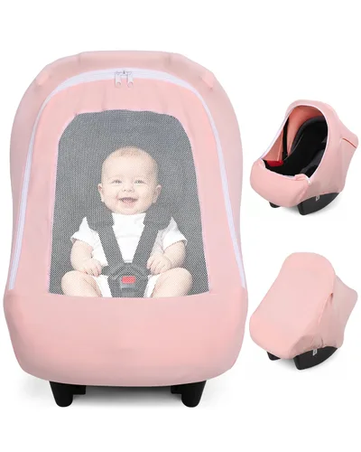 Miniatura 11 de Metplus Toldo 2 en 1 para Asiento de Automóvil de Bebé, Parasol de Privacidad Multiuso, Protege la Seguridad del Bebé con Estilo, Fundas