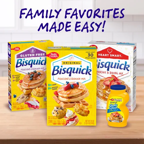 Miniatura 7 de Betty Crocker Bisquick - Mezcla para panqueques y hornear, original, hace alrededor de 30 panqueques, 20 onzas