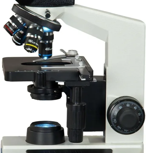 Miniatura 5 de OMAX - Microscopio LED trinocular de laboratorio digital de tamaño grande de aumento de 40 veces a 2500 veces, con cámara digital USB de 10MP