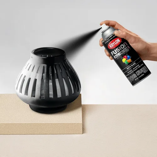 Miniatura 212 de Krylon Fusion - Pintura en aerosol adhesiva todo en uno para uso en interiores y exteriores, 12 onzas, aluminio