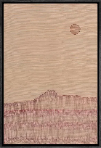 Miniatura 35 de Wall26 - Arte de pared con marco estampado en lienzo, bosque negro y blanco, árbol de madera con detalles de anillo, naturaleza, naturaleza salvaje