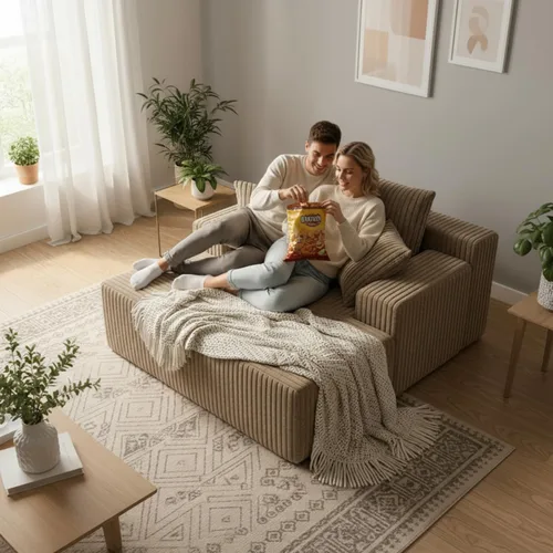 Miniatura 7 de Sytopia - Silla reposera con reposabrazos, sofá cama extragrande con 3 almohadas, cómodo sofá sin huesos, silla de lectura para dormir para sala