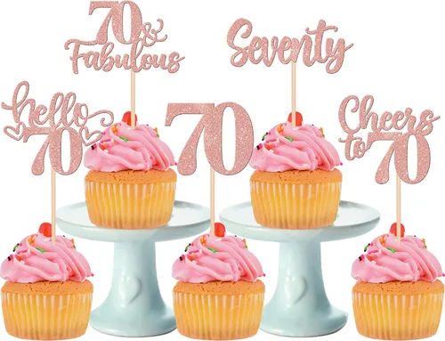 Miniatura 72 de 30 piezas de adornos para cupcakes de 12 cumpleaños feliz, brillantes doce, hola 12, felicitaciones a 12 años, adornos para cupcakes, 12