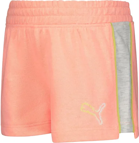 Miniatura 3 de PUMA Pantalón corto de rizo francés de algodón para niña