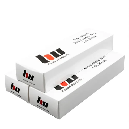 Miniatura 2 de Blended Waxes Inc. - Bloque de cera para hacer queso, cera de grado alimenticio premium, se puede utilizar para una variedad de tipos de queso, Rojo