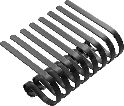 Soporte para calcetines de Navidad para manto, soporte antideslizante y ajustable, ganchos de metal para calcetines, suministros de decoración de