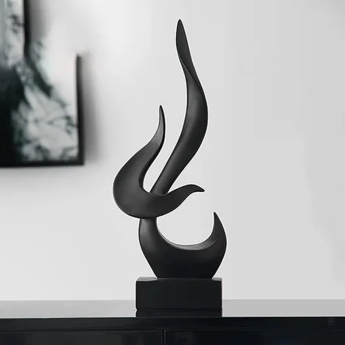 Estatua de arte de resina, figuras minimalistas, escultura abstracta, escritorio, escultura, adornos para el hogar, dormitorio, sala de estar,
