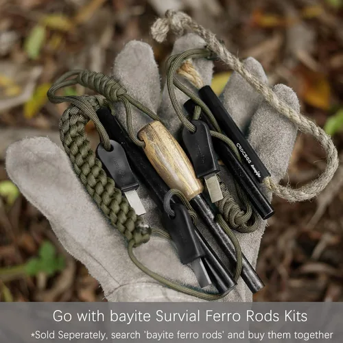 Miniatura 8 de Survival Wick - Kit de manguitos de tubo de fuelle impermeable y aluminio para arranque de incendios
