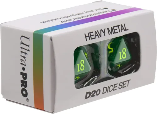Miniatura 3 de Ultra PRO - Dados D20 vívidos de 2 ct. Perfecto para juegos MTG, DND y juegos de rol