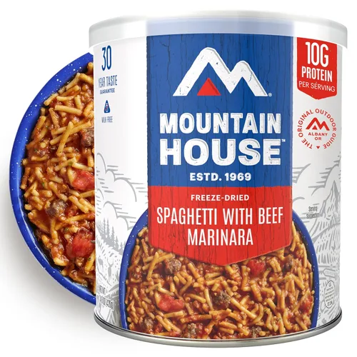 Miniatura 20 de Mountain House Carne en cubos Comida liofilizada de supervivencia y emergencia Lata #10 Sin gluten, 30122
