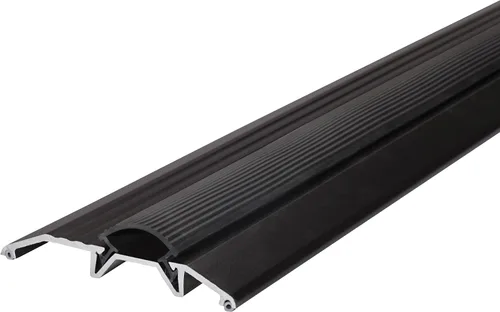 M-D Building Products 10116 3-3/4 pulgadas x 3/4 pulgadas x 36 pulgadas. Umbral de perfil bajo resistente de aluminio bronce y vinilo