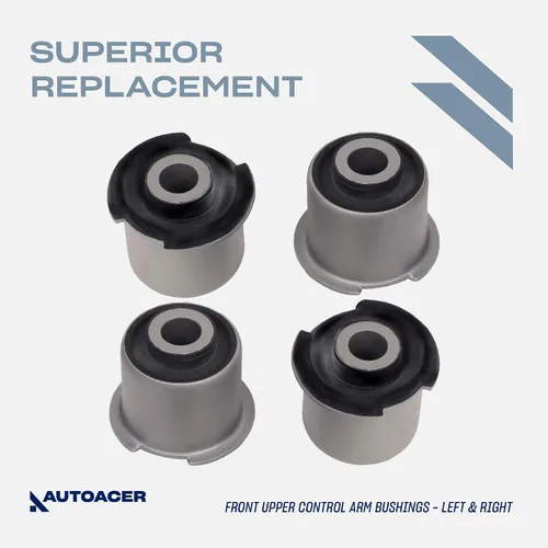 Miniatura 2 de AUTOACER Kit de suspensión delantera 8 piezas: - Kit de bujes para brazo de control delantero superior e inferior izquierdo + derecho - Para LR3