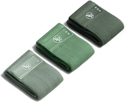 Miniatura 7 de Juego de bandas de tela para glúteos para pilates y otros entrenamientos - 3 niveles de resistencia 100% libre de látex