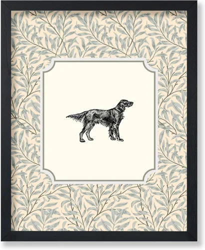 Miniatura 24 de Poster Master Póster Vintage de Cocker Spaniel Inglés - Impronta Retro de Perro - Arte Floral - Arte de Cachorros - Arte para Amantes de Animales