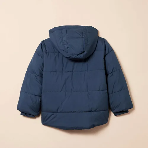 Miniatura 3 de Tienda Essentials Chaqueta acolchada pesada con capucha para bebés, niños pequeños y niños