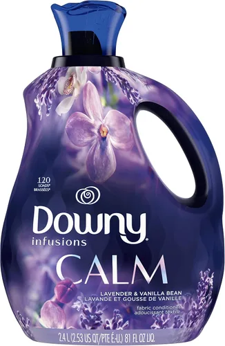 Miniatura 14 de Downy Líquido suavizante de telas ultrasuave, calma, lavanda y vainilla, 26 onzas líquidas, 39 cargas