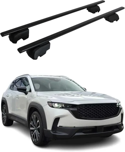 Miniatura 12 de Portaequipajes para Mazda CX-50 2023-2025 Barras transversales gris hierro 2 piezas