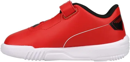 PUMA Zapatos deportivos Scuderia Ferrari Drift Cat Delta para niños pequeños, sin cordones, estilo casual, color negro