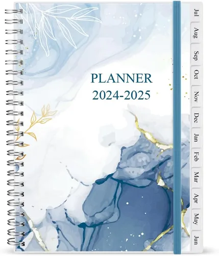 Miniatura 10 de Planificador/Calendario de Bolsillo 2026 - Cuaderno y Diario Organizador Semanal y Mensual A6 para Seguir Objetivos, Fácil de Organizar tu Vida Azul