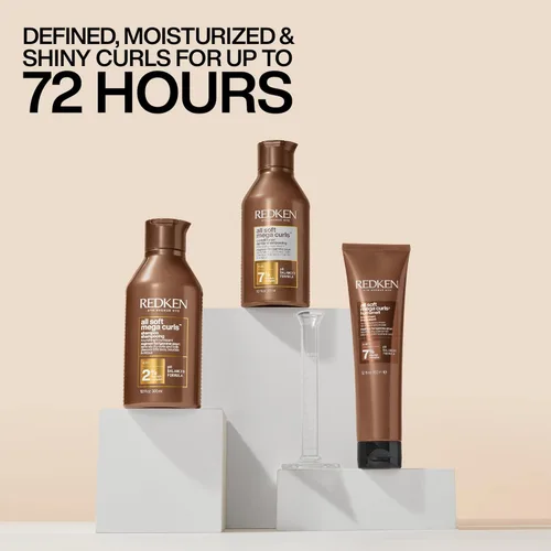 Miniatura 6 de Redken All Soft Mega Curls Hydramelt - Tratamiento sin enjuague para cabello rizado y rizado extremadamente seco, loción hidratante para el cabello