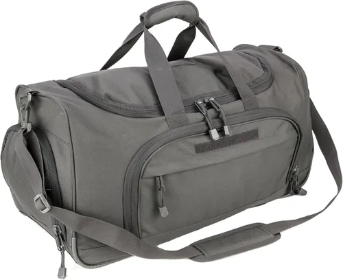 HYKING Bolsa de gimnasio para mujeres y hombres, bolsa táctica militar para fin de semana, entrenamiento, ligera, impermeable, deportiva, bolsillo