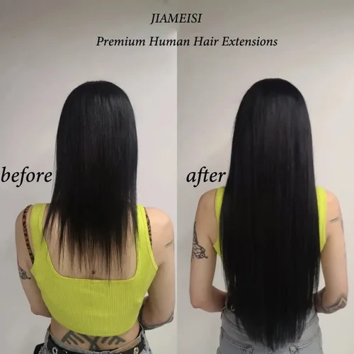 Miniatura 7 de Jiameisi Itip - Extensiones de cabello humano con queratina de 14 pulgadas, extensiones de cabello humano real para mujer, se adaptan a cualquier