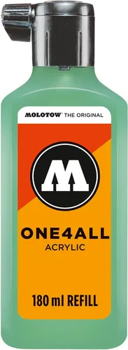 Molotow ONE4ALL - Recambio acrílico, color 234 Calypso mediano, 6.1 fl oz, tinta de repuesto para marcador permanente