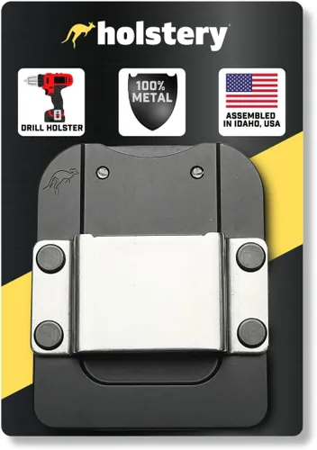 Holstery DriverMaster - Soporte para cinturón de herramientas con clip, funda de gancho simple para taladro inalámbrico, impacto, clavadora, cinta