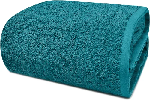 DAN RIVER Paquete de 1 toalla de baño jumbo de 40 x 80 pulgadas, toallas de gran tamaño para adultos, súper suaves y de secado rápido, color verde