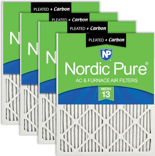 Miniatura 87 de Nordic Pure Filtros de aire para horno MERV 6 de 18 x 25 x 1 pulgadas (tamaño real: 17 1/2 x 24 1/2 x 3/4), color verde poliéster MERV 6, reduce