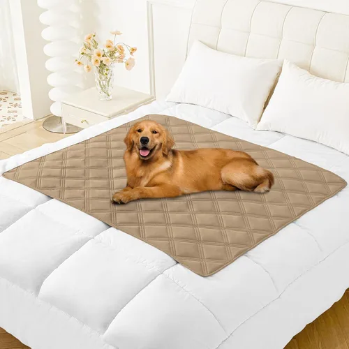 Miniatura 68 de Smiry Funda Impermeable para Cama de Perro, Manta Suave Reversible para Mascotas, Lavable a Prueba de Fugas para Gatos y Perros, Funda para Sofá