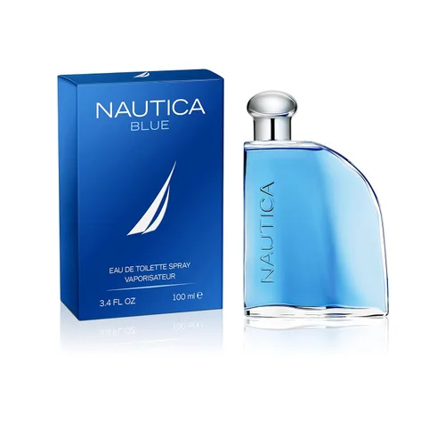 Miniatura 2 de Nautica Blue Eau de Toilette 3.4 onzas fluidas (Paquete de 1), Notas de albahaca, jazmín y cedro, Fragancia para hombre, de larga duración