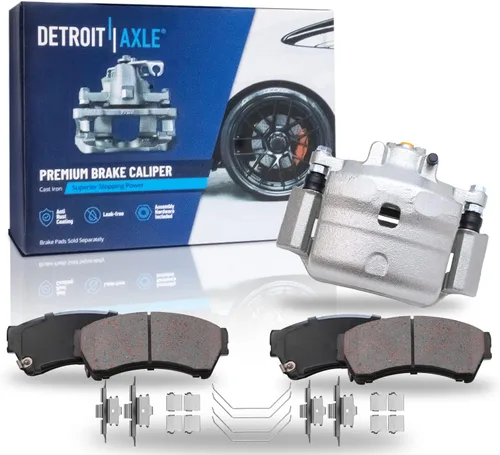 Miniatura 110 de Detroit Axle - Pastillas de freno traseras para Mercedes-Benz C230 C240 C280 C320 C350 CLK320 CLK350 CLK430 E300 E320 E420 E430 SLK350, pastillas