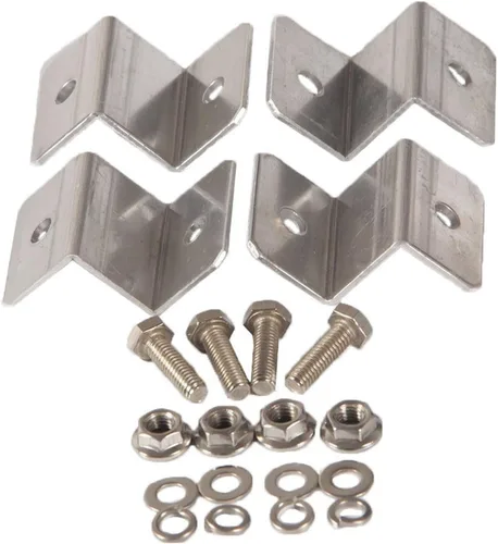Kit de soportes en Z para montaje de paneles solares para RV, barco, fuera de la red, techo, ancho de 38 mm, soporte para paneles solares de hasta