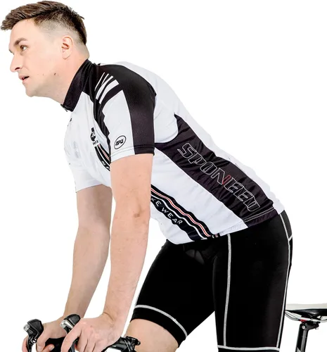 Miniatura 68 de sponeed - Jerséis de ciclismo para hombre, tops, camisas de ciclismo, manga corta, atuendo de ciclismo, chaqueta de ciclismo de cierre completo