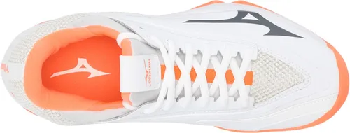 Miniatura 5 de Mizuno Zapatillas de tenis Wave Impulse All Court para mujer Coral blanco-ardiente