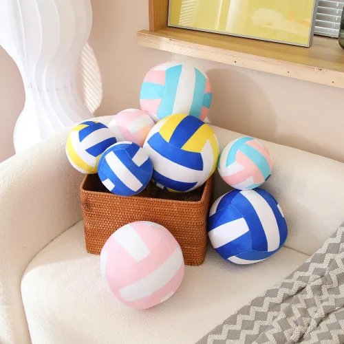 Miniatura 4 de XIYUAN Almohada de felpa de baloncesto de fútbol de 8.6 pulgadas, juguetes de peluche de pelota de fútbol suave, almohada deportiva esponjosa