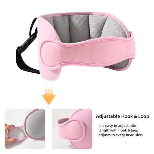 Miniatura 4 de LETTON Soporte para la cabeza del asiento de automóvil para niños, correa ajustable para la cabeza del asiento de automóvil para niños, solución