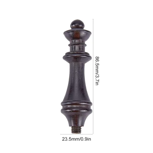 Miniatura 2 de CRASPIRE Mango de sello de cera de repuesto de mango de madera natural para sellar sellos de cera, decoración de boda
