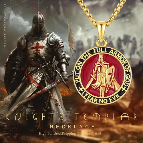 Miniatura 262 de Collar con colgante de plata de ley 925 con medalla de San Patrón, joyería religiosa para hombres y mujeres, con cadena de acero inoxidable 316L