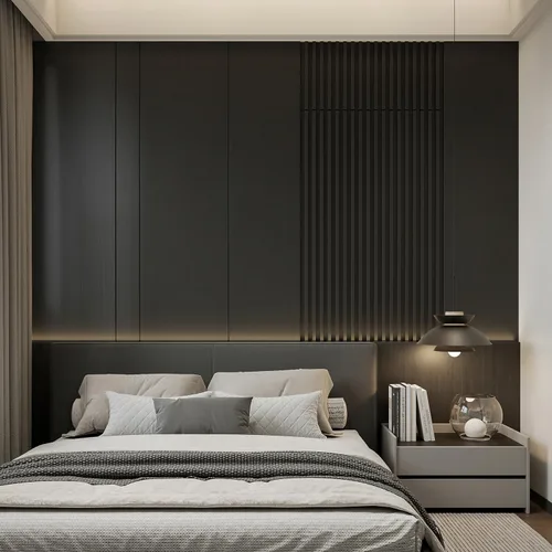 Miniatura 3 de Yutianli Paquete de 12 paneles de pared de listones 3D WPC para paredes, panel de rejilla de compuesto de plástico y madera con textura de madera