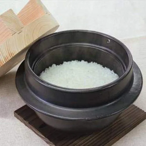 Miniatura 5 de Japanese Rice Cooker Donabe Clay Pot Set, 3 Go (3 Cups), Includes Hinoki Rice Scoop