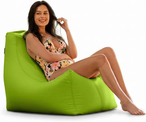 Miniatura 19 de Jaxx Juniper - Puf para exteriores, silla de patio y sala junto a la piscina, rayas blancas y negras
