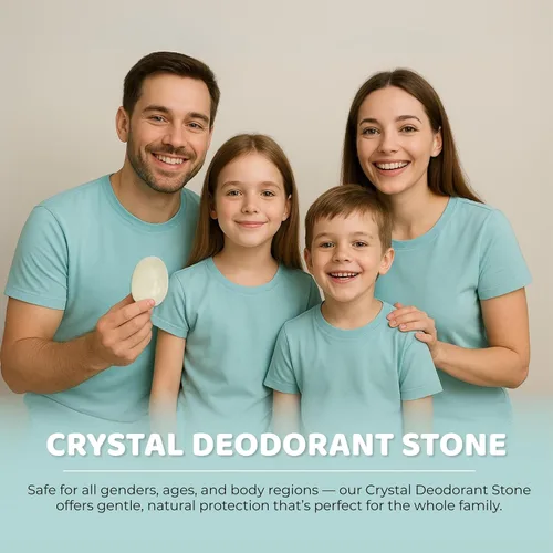 Miniatura 6 de Thai Deodorant Stone Piedra de cristal en cesta
