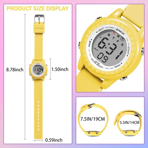 Miniatura 4 de Relojes para niñas y niños, relojes LED impermeables para niños - Los mejores regalos para niños