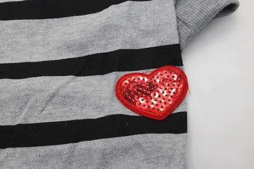 Miniatura 5 de Suéteres para Perros Camisetas a Rayas para Perros Sudadera Ropa para Mascotas Suéter para Perros Pequeños, Mediano, Rosa